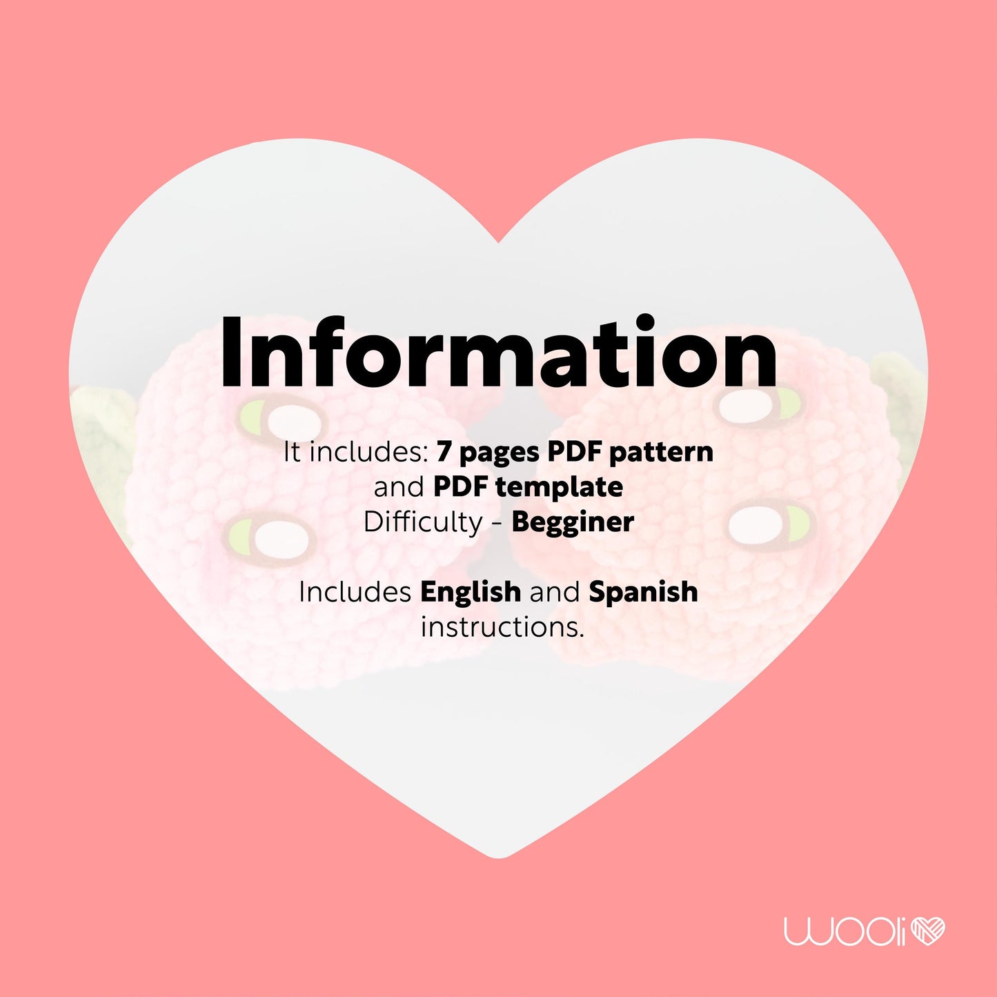 Timmy the Tulip PDF Amigurumi Pattern | English and Spanish