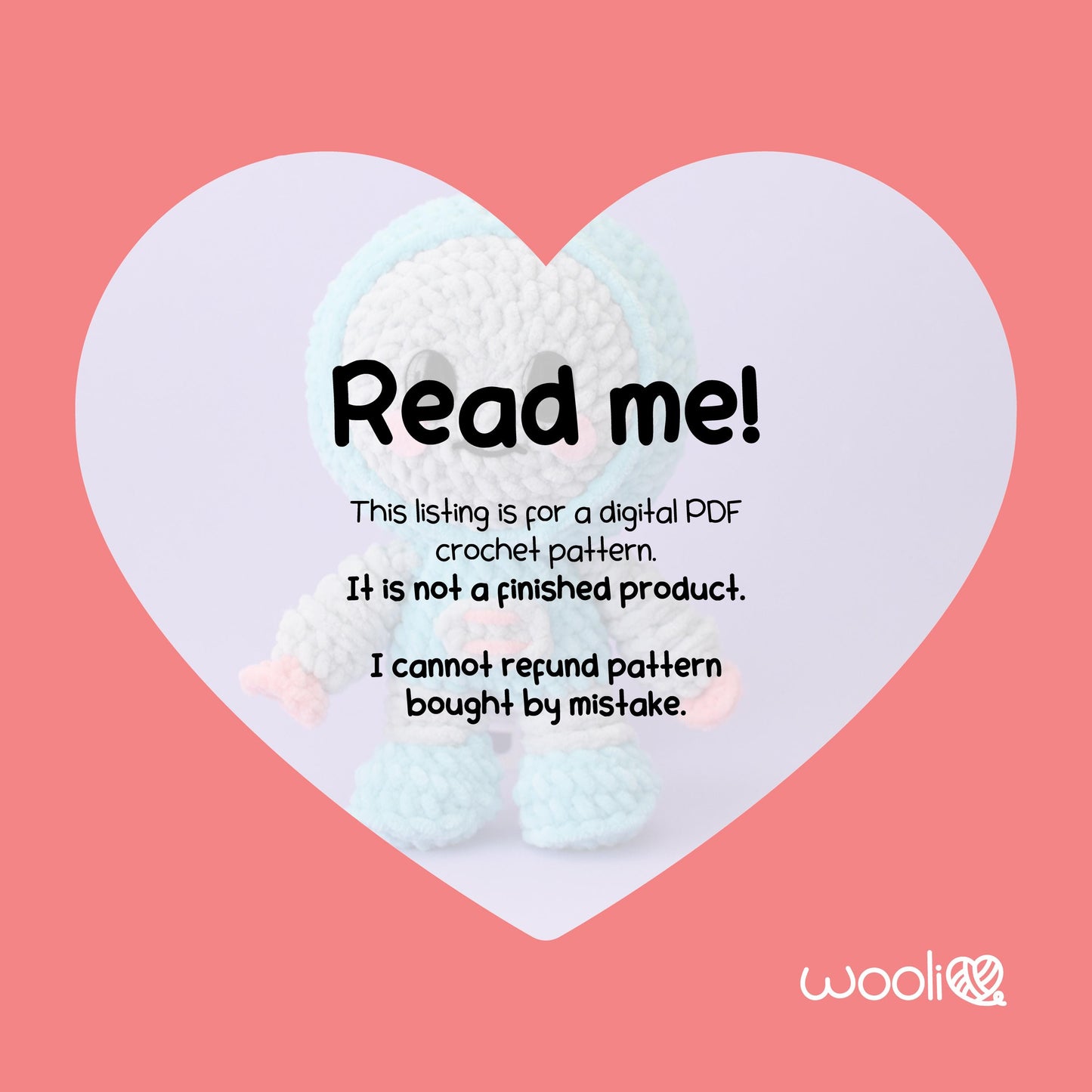Orbit the Little Space Robot PDF Amigurumi Pattern | English and Spanish