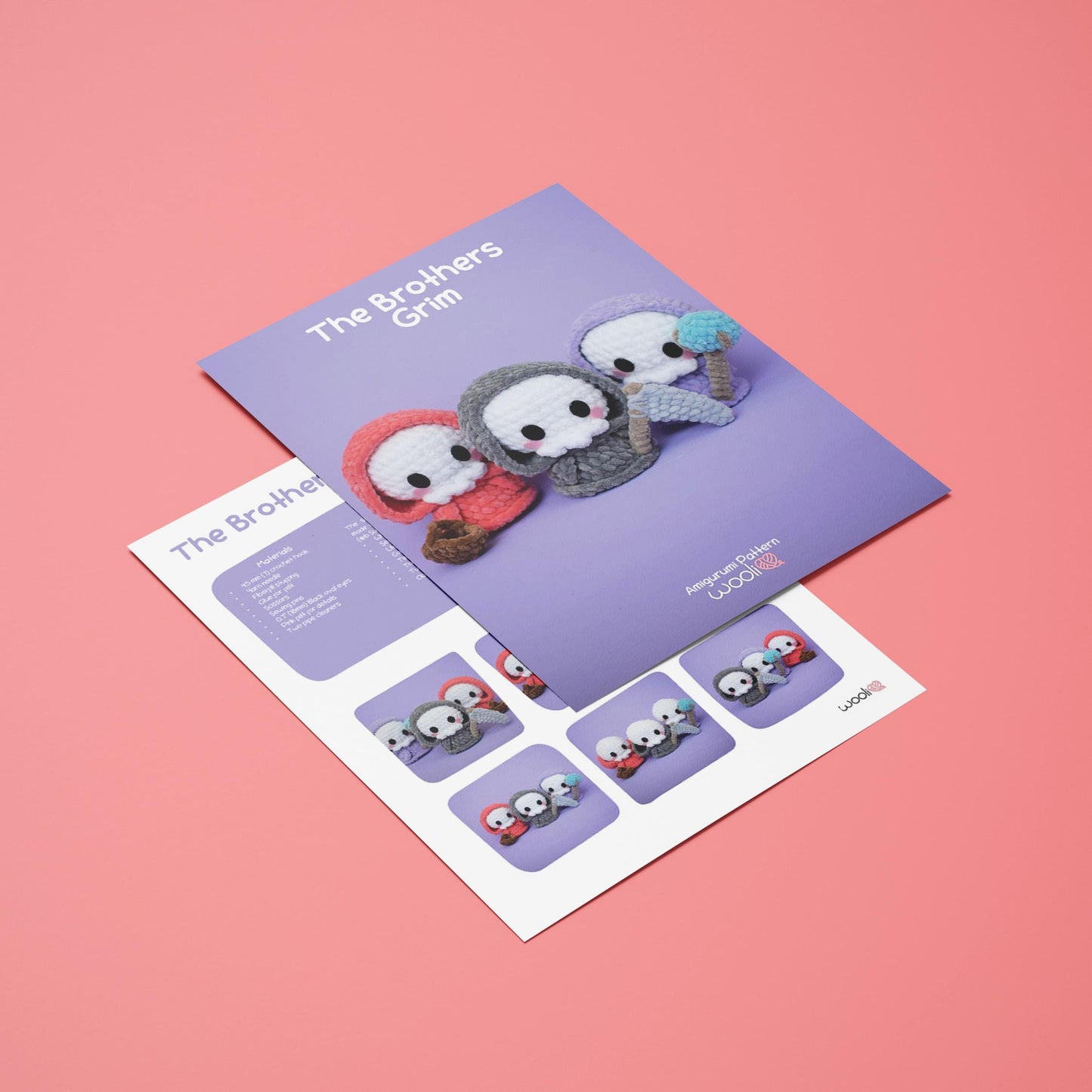 The Brothers Grim PDF Amigurumi Pattern | English and Spanish