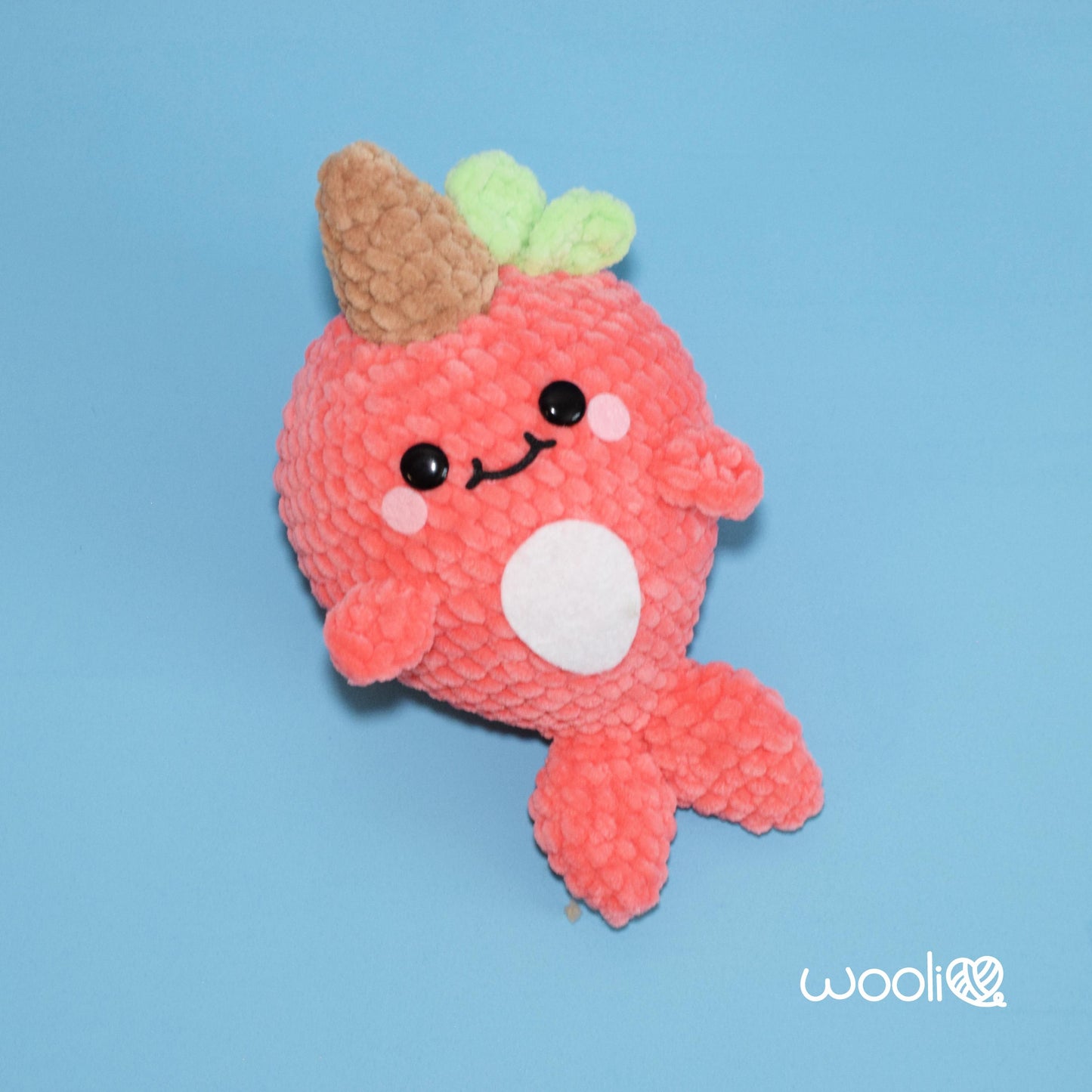 Sorbet Narwhal PDF Amigurumi Pattern | English and Spanish
