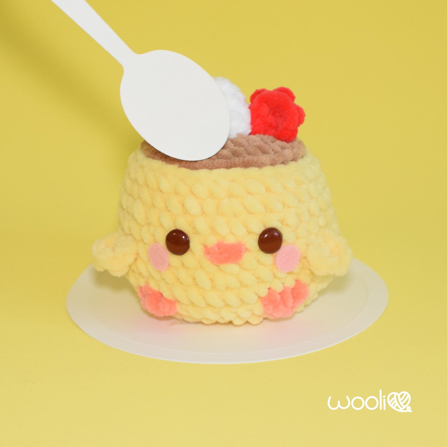 Flanie the Chicken Flan PDF Amigurumi Pattern | English and Spanish