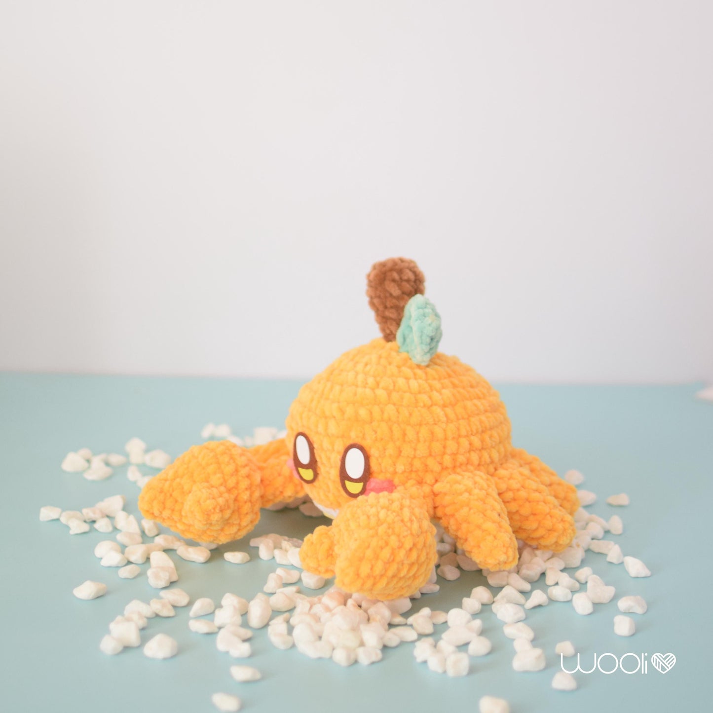 Arancio the Orange Crab PDF Amigurumi Pattern | English and Spanish