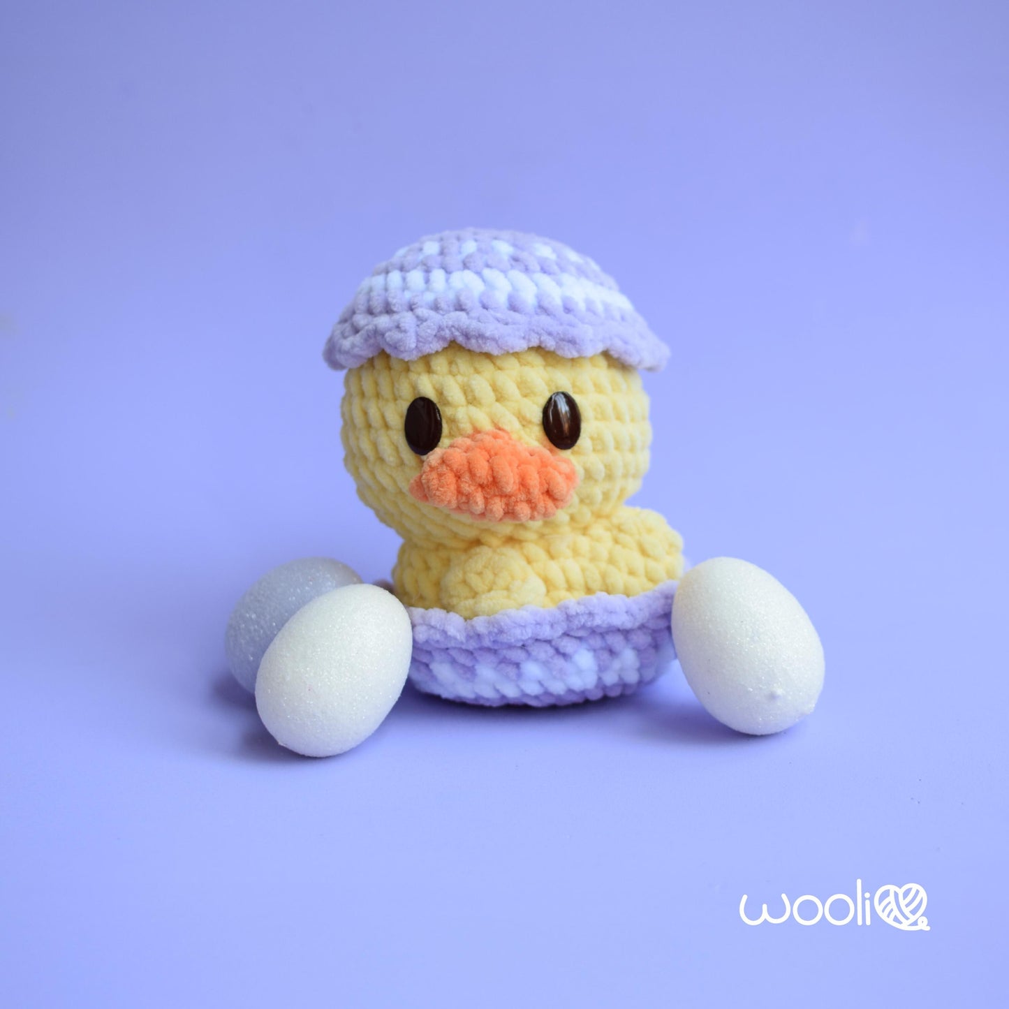 Easter Duckling with Eggshell PDF Amigurumi Pattern | English and Spanish