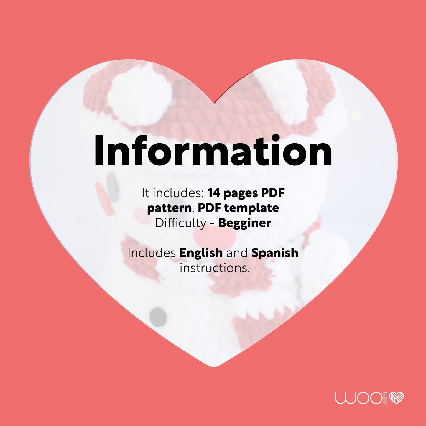 Snowkitty PDF Amigurumi Pattern | English and Spanish
