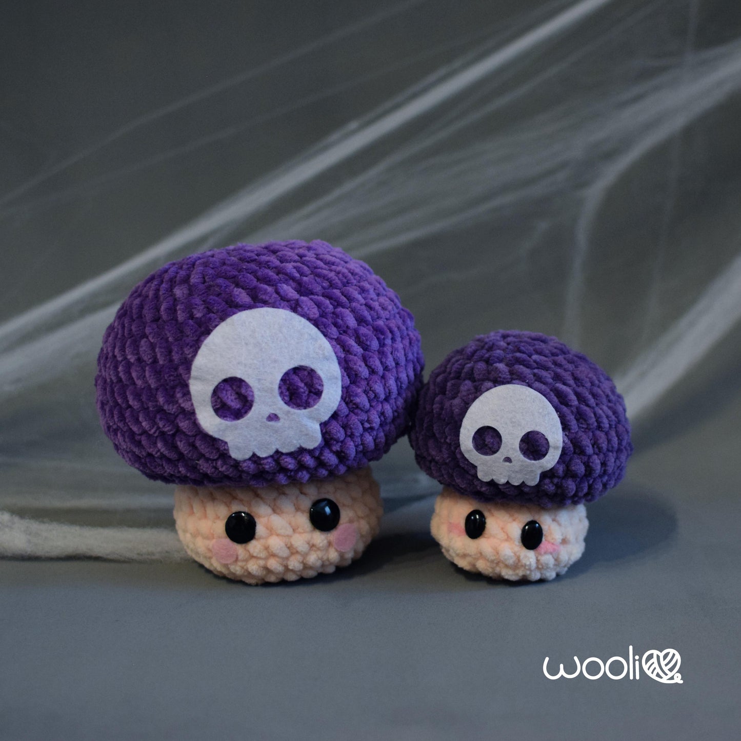 The Fungi Squad Classic, Poisonous, and Spotted Mushrooms PDF Amigurumi Pattern | English and Spanish