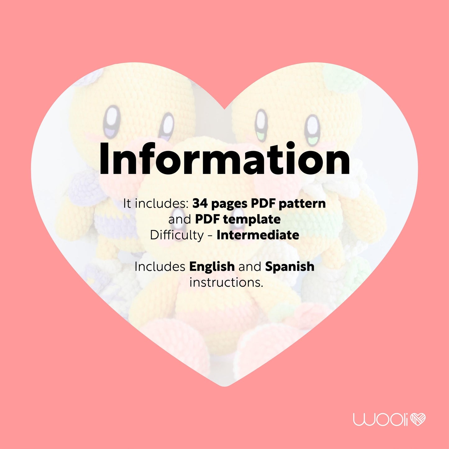 Rito, Valentina and Purpurina PDF Amigurumi Pattern | English and Spanish