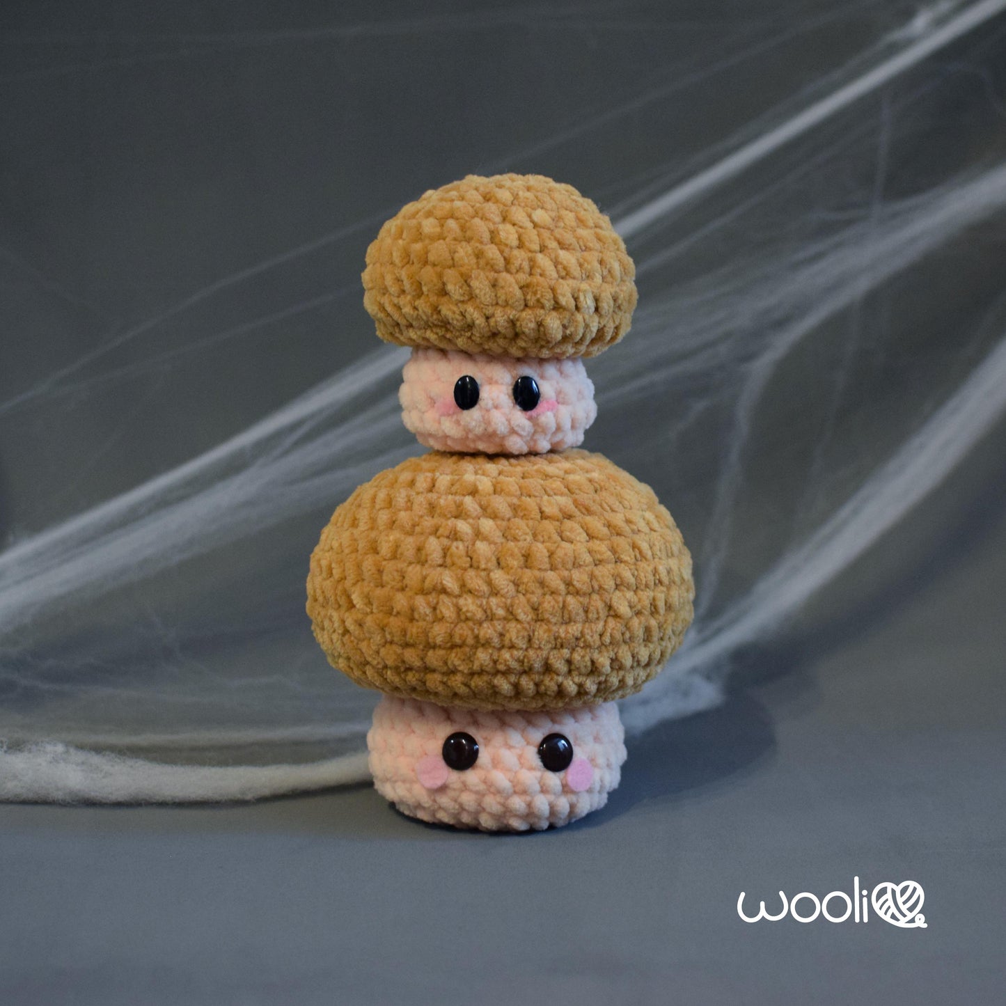 The Fungi Squad Classic, Poisonous, and Spotted Mushrooms PDF Amigurumi Pattern | English and Spanish