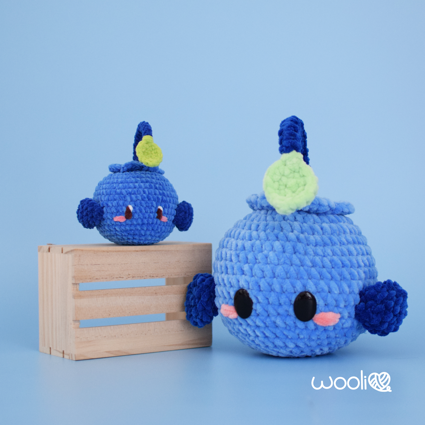 Blumi the Blueberry Anglerfish | PDF Amigurumi Pattern | English and Spanish