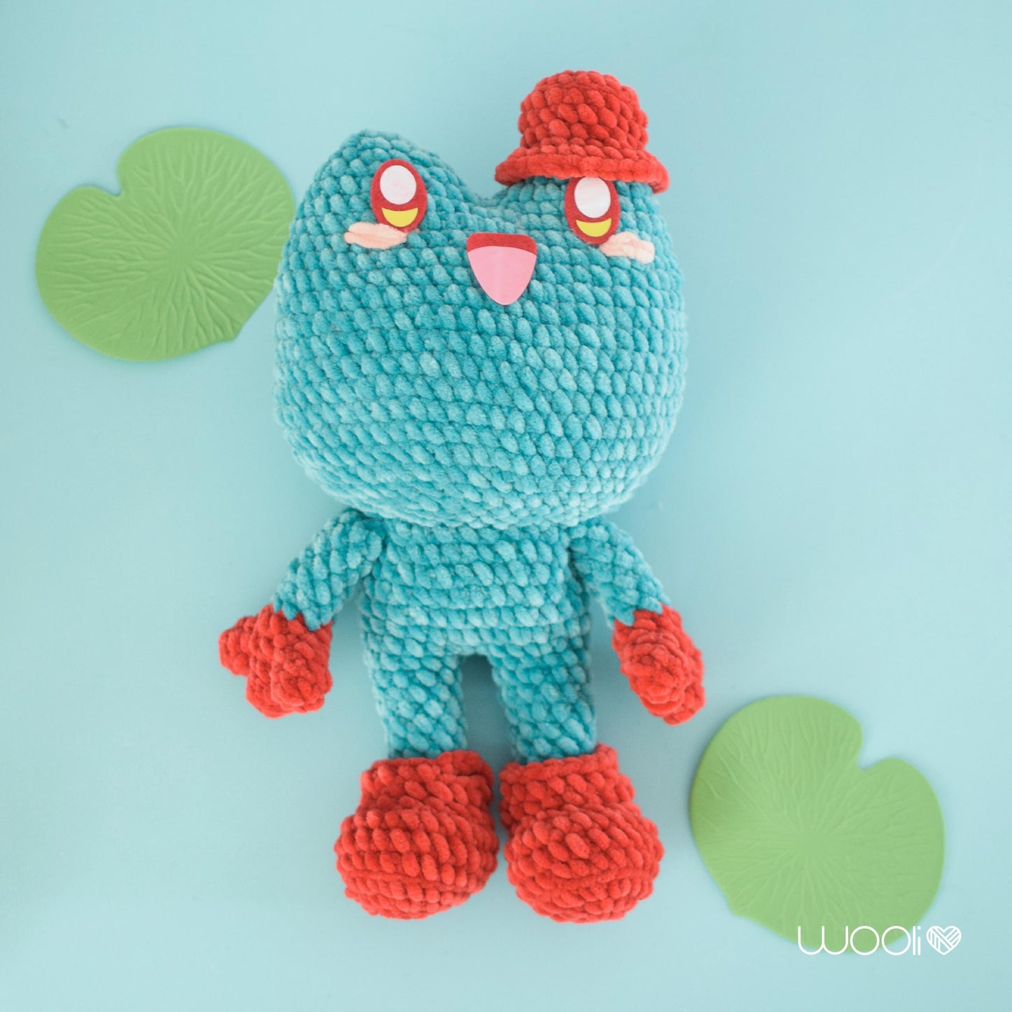 Fernando the Happiest Frog PDF Amigurumi Pattern | English and Spanish