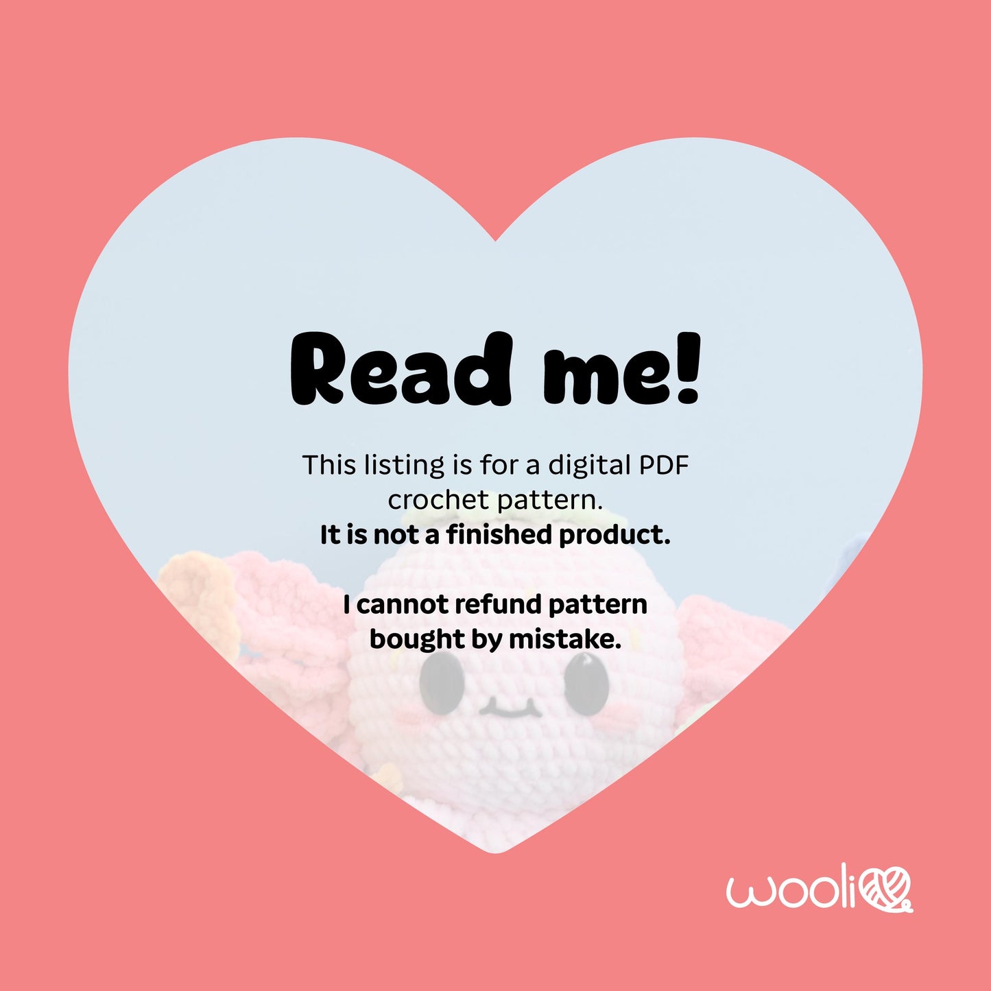 Mochi the Axolotl PDF Amigurumi Pattern | English and Spanish