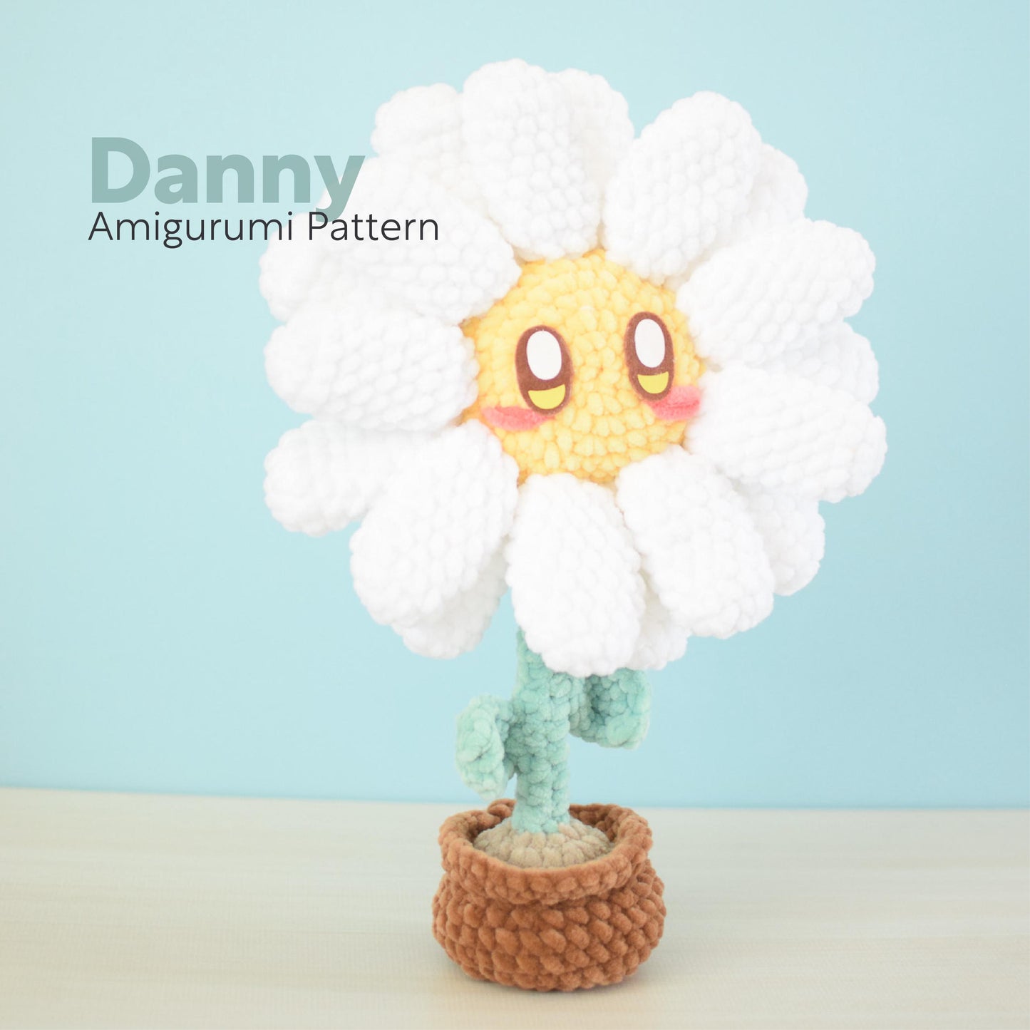 Danny the Daisy PDF Amigurumi Pattern | English and Spanish