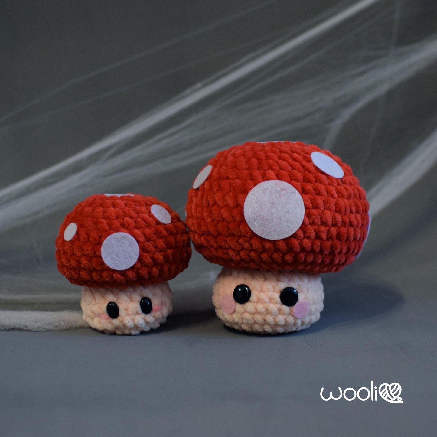 The Fungi Squad Classic, Poisonous, and Spotted Mushrooms PDF Amigurumi Pattern | English and Spanish