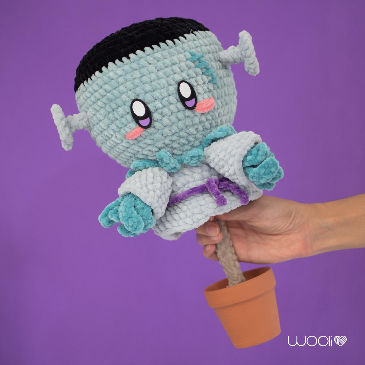Fran Monster Scarecrow PDF Amigurumi Pattern | English and Spanish