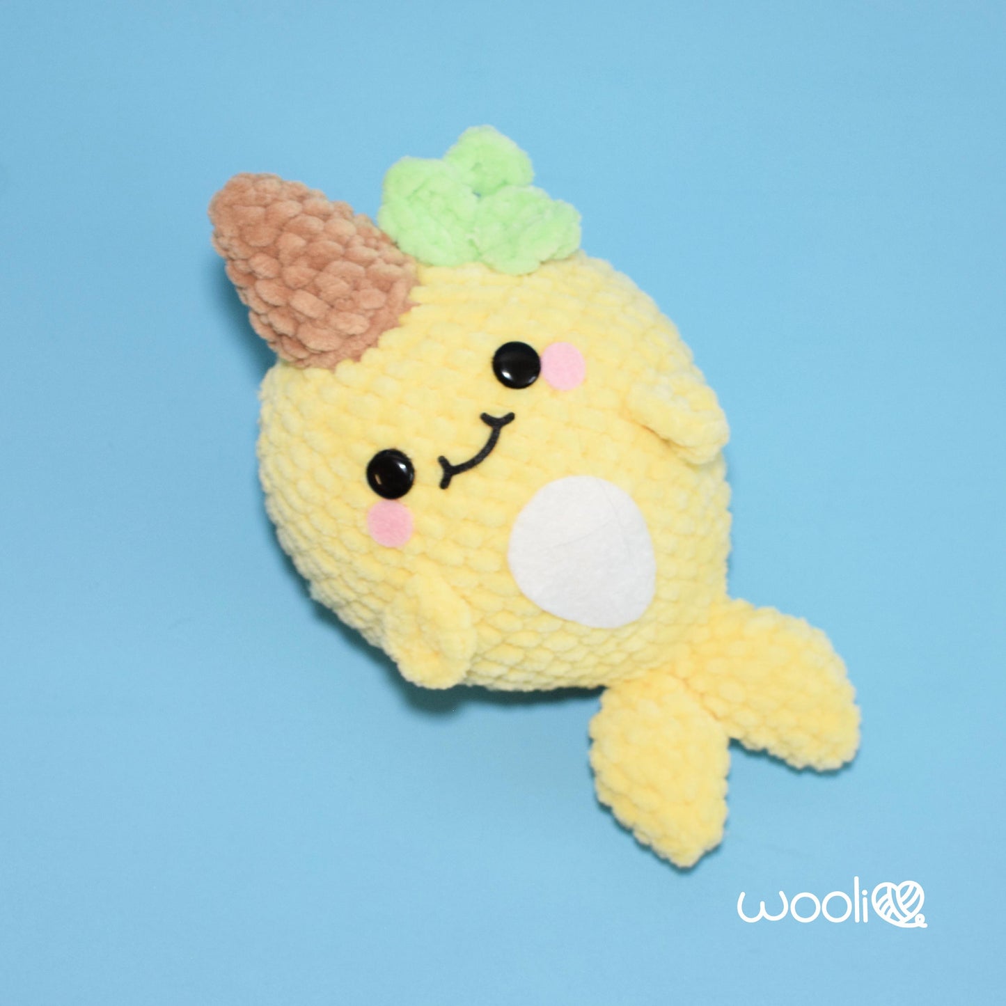 Sorbet Narwhal PDF Amigurumi Pattern | English and Spanish