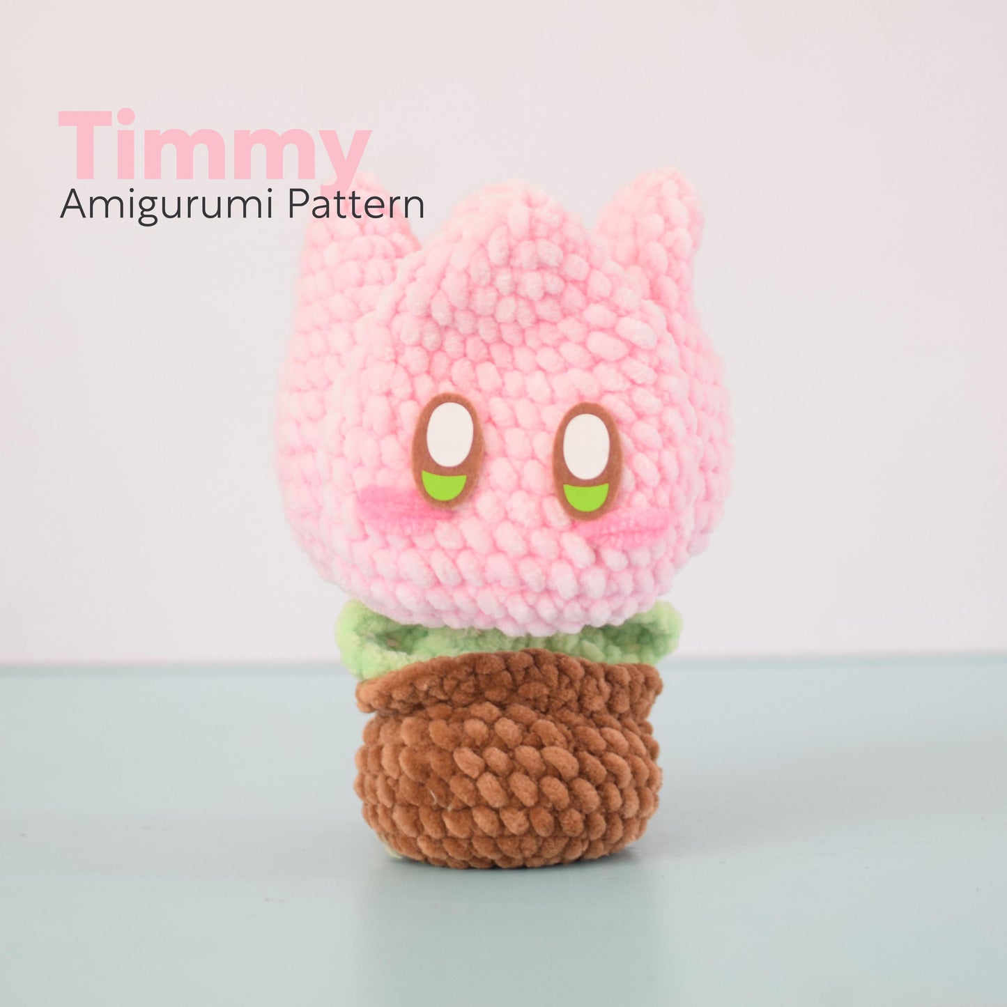 Timmy the Tulip PDF Amigurumi Pattern | English and Spanish