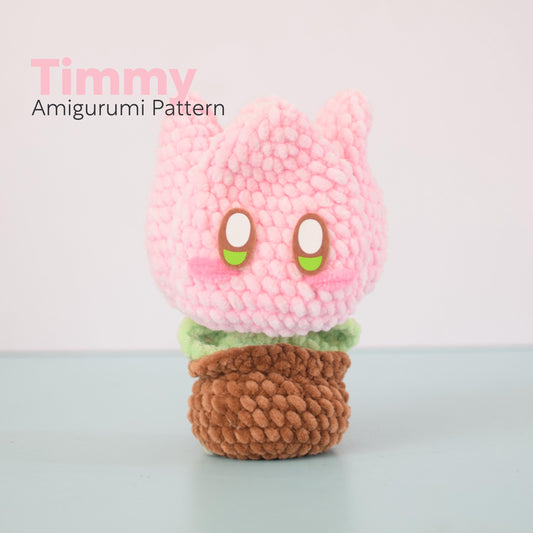 Timmy the Tulip PDF Amigurumi Pattern | English and Spanish