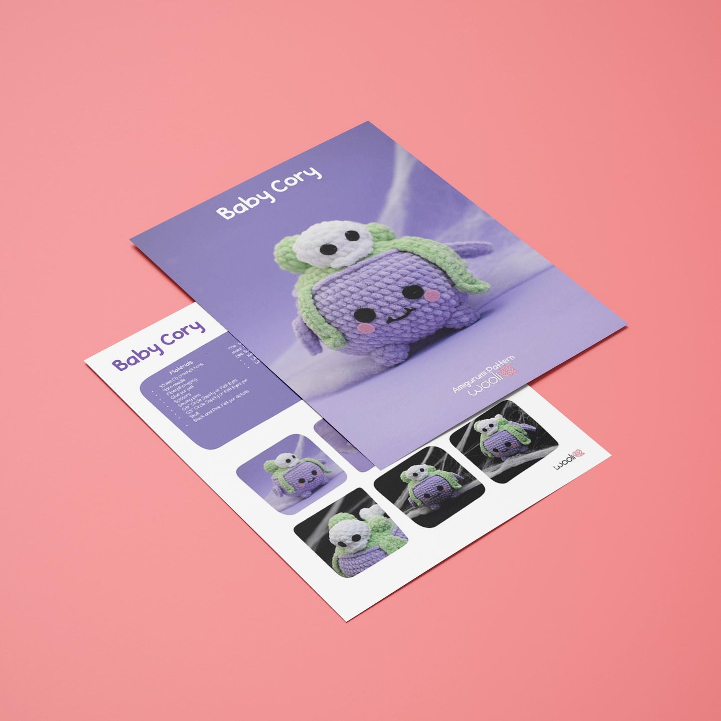 Baby Cory Little Witch Cauldron Amigurumi Pattern PDF | English and Spanish