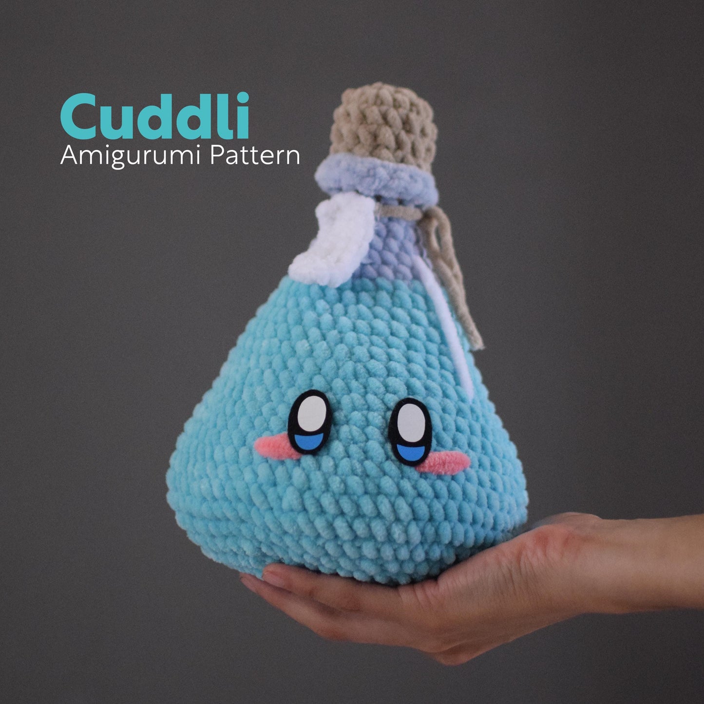 Cuddli the Health Potion PDF Amigurumi Pattern | English and Spanish