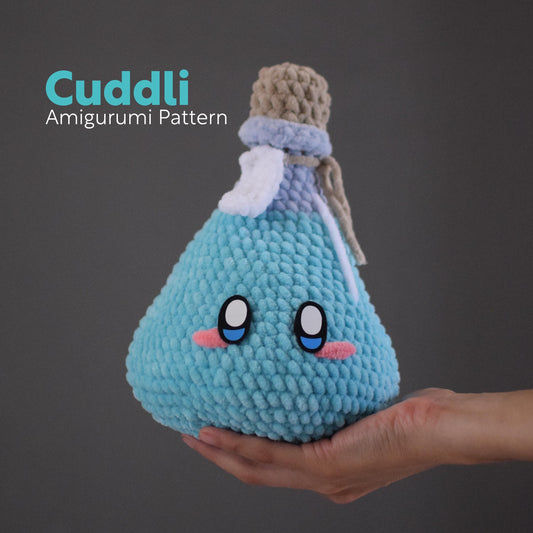 Cuddli the Health Potion PDF Amigurumi Pattern | English and Spanish