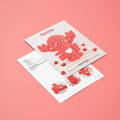 Oscar the Love Lobster PDF Amigurumi Pattern | English and Spanish