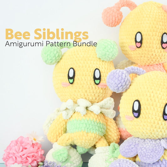 Rito, Valentina and Purpurina PDF Amigurumi Pattern | English and Spanish