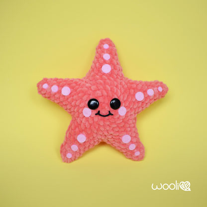 Nova, Aqua & Ari the Star, Starfish and Baby Star PDF Amigurumi Pattern | English and Spanish