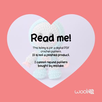 Orbit the Little Space Robot PDF Amigurumi Pattern | English and Spanish