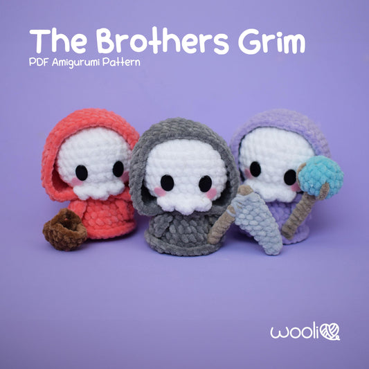 The Brothers Grim PDF Amigurumi Pattern | English and Spanish