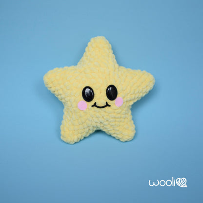 Nova, Aqua & Ari the Star, Starfish and Baby Star PDF Amigurumi Pattern | English and Spanish