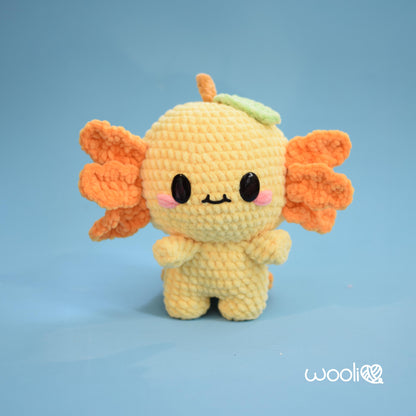 Mochi the Axolotl PDF Amigurumi Pattern | English and Spanish