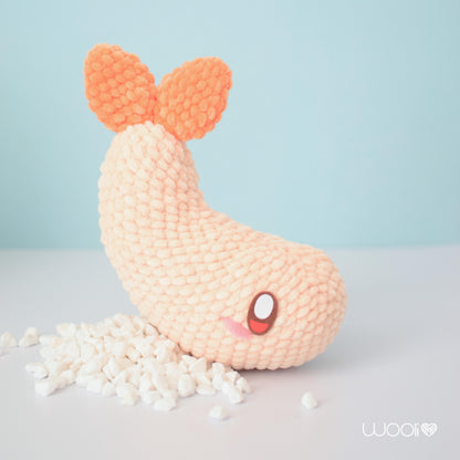 Shimi the Shrimp PDF Amigurumi Pattern | English and Spanish
