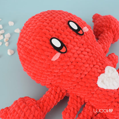 Oscar the Love Lobster PDF Amigurumi Pattern | English and Spanish