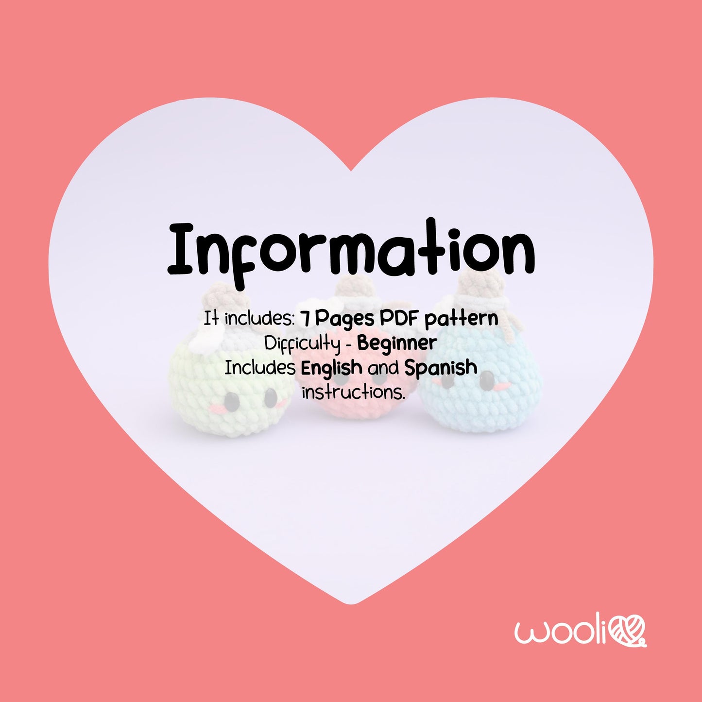 Magic Buddies  Magic Potions, Mini Lucky, Mini Cuddli, Mini Sweeti PDF Amigurumi Pattern | English and Spanish