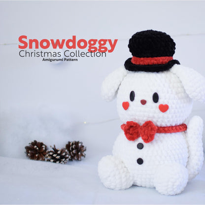 Snowdoggy PDF Amigurumi Pattern | English and Spanish