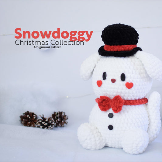 Snowdoggy PDF Amigurumi Pattern | English and Spanish