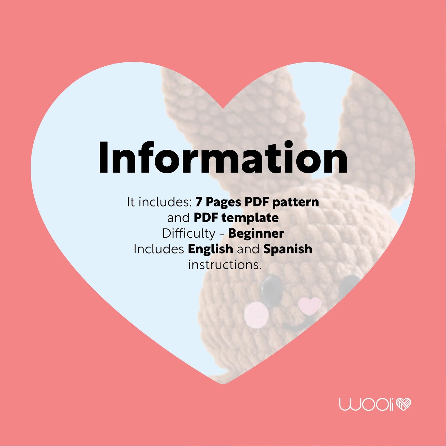 Choco Bunny  Easter Chocolate Bunny PDF Amigurumi Pattern | English and Spanish