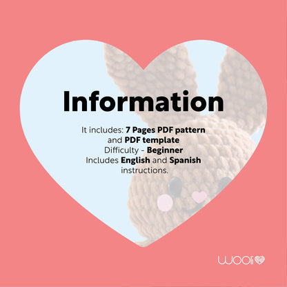 Choco Bunny  Easter Chocolate Bunny PDF Amigurumi Pattern | English and Spanish