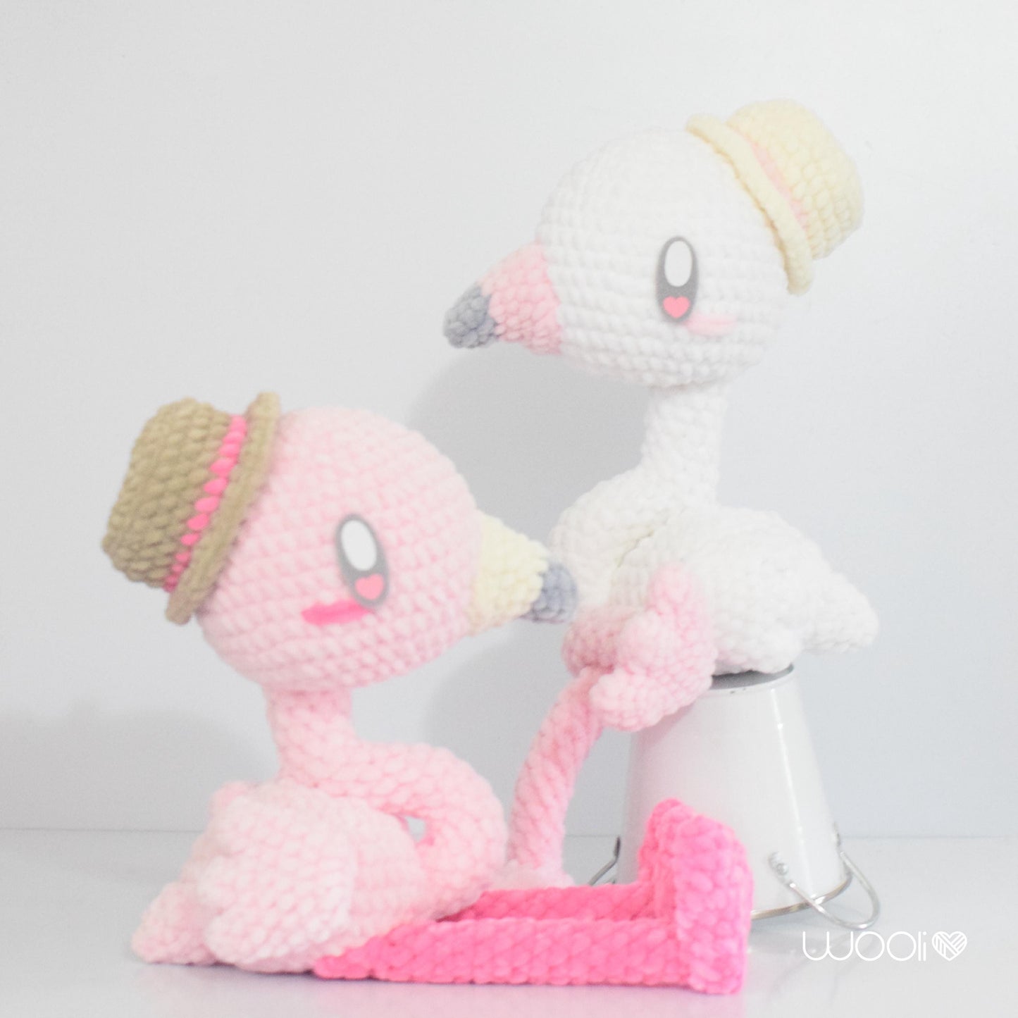 Mr. Flamingo | PDF Amigurumi Pattern | English and Spanish | Summer Flamingo Pattern