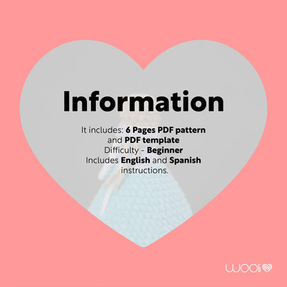 Cuddli the Health Potion PDF Amigurumi Pattern | English and Spanish