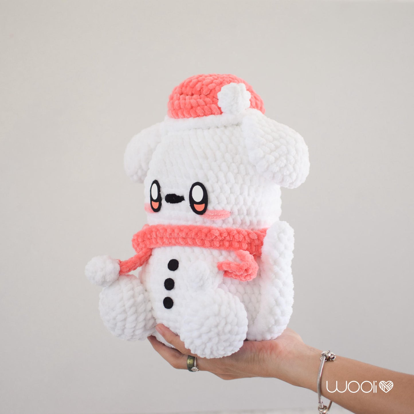 Snowi the Snowdoggy PDF Amigurumi Pattern | English and Spanish