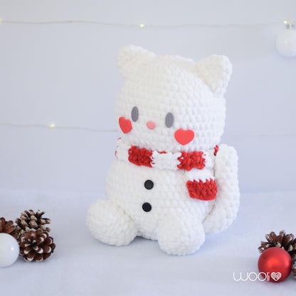 Snowkitty PDF Amigurumi Pattern | English and Spanish