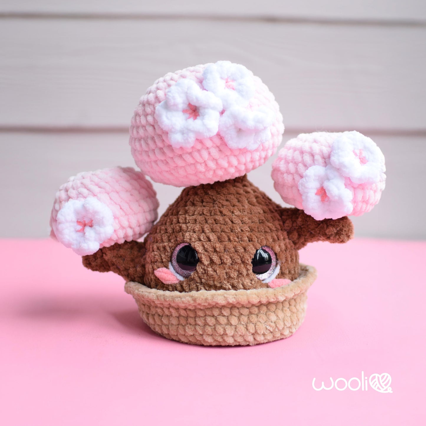 Blossom Spring Fall and Sakura Bonsai Tree PDF Amigurumi Pattern | English and Spanish