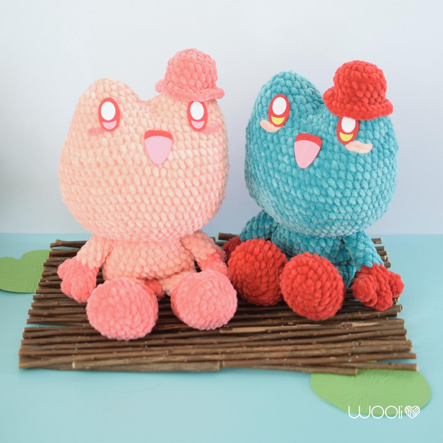 Fernando the Happiest Frog PDF Amigurumi Pattern | English and Spanish