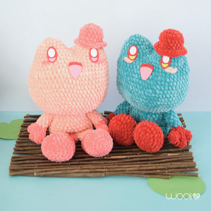 Fernando the Happiest Frog PDF Amigurumi Pattern | English and Spanish