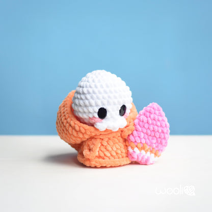 Summer Brothers Grim Surfer, Sandcastle Builder and Hula Dancer PDF Amigurumi Pattern | English and Spanish