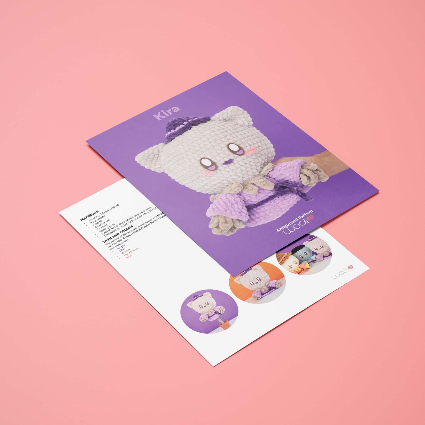 Kira Magic Kitty Scarecrow PDF Amigurumi Pattern | English and Spanish