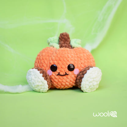 Peter The Pumpkin Kid PDF Amigurumi Pattern | English and Spanish