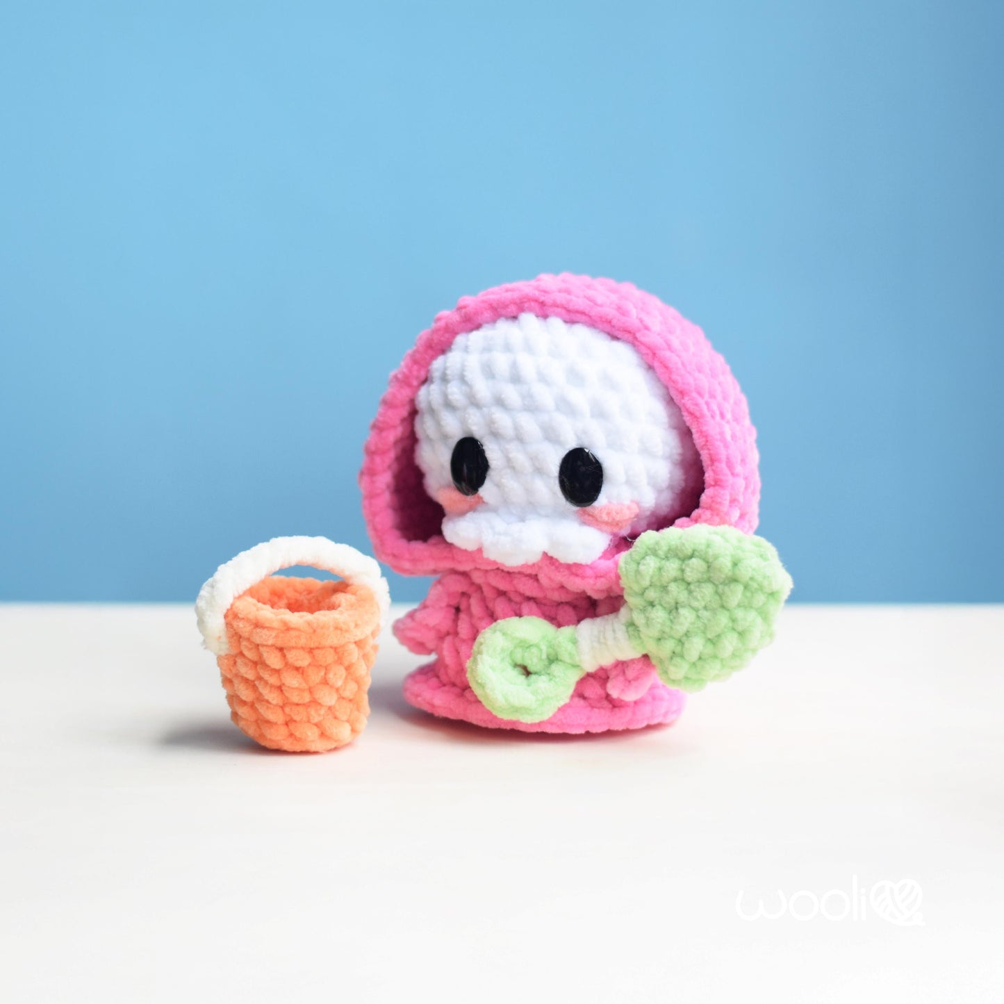 Summer Brothers Grim Surfer, Sandcastle Builder and Hula Dancer PDF Amigurumi Pattern | English and Spanish