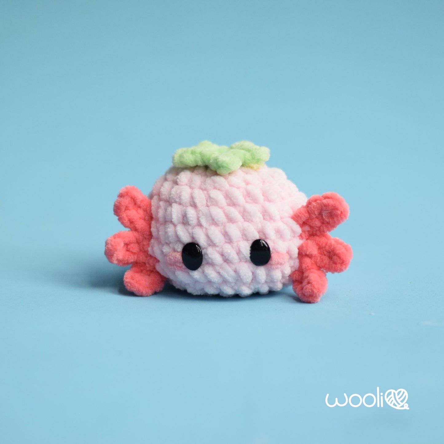 Mini Mochi the Mini Axolotl PDF Amigurumi Pattern | English and Spanish