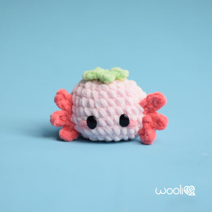 Mini Mochi the Mini Axolotl PDF Amigurumi Pattern | English and Spanish